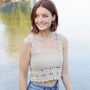 Beach Dream Top crochet pattern – Summer Granny Square top PDF | Mother’s Day gift idea | Sizes S-XXXL | Instant download - Easter Day Gift
