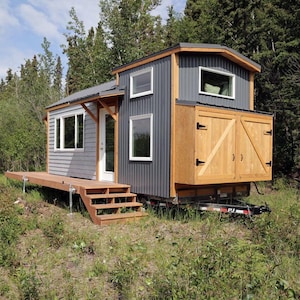 Kwarts DIY-plan Tiny House – pdf-blauwdruk houten huis | Bouw je eigen kleine huis | Bouwhandleiding direct downloaden