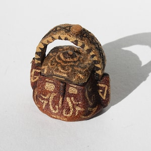 Τhe magic teapot ring box, Dried Fruit, Vegan leather, Mandarin box, Tangerine box, Marble paper box, Fruit box, Jewelry case