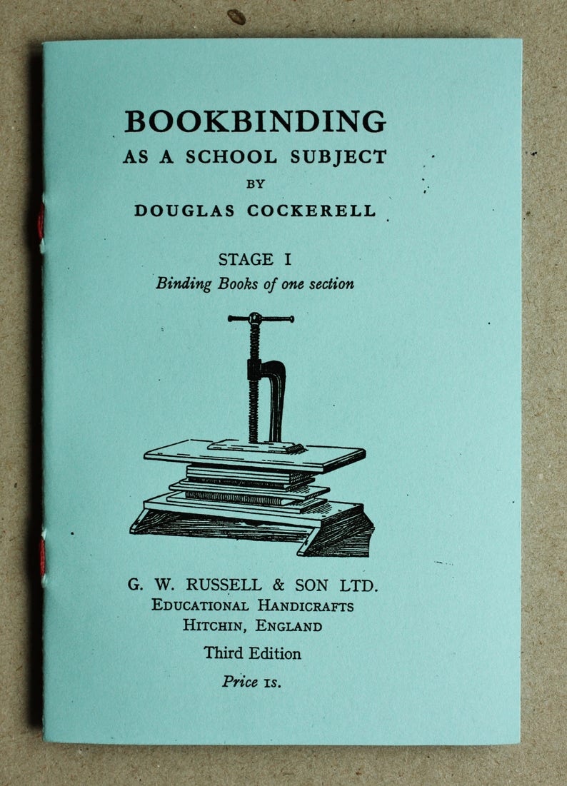 Bookbinding kit in a box, Bookbinding Tool Set, DIY Bookbinding, Basic bookbinding tool, DIY Book kit, Bindinging toolkit, Notebook Kit image 3