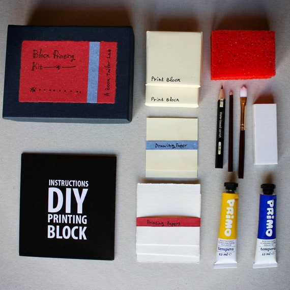 Stamp Making Kit, Everything You Need to Carve Your Own Stamps, Printing  Kit, Children Diy Stamp, DIY Blockprinting, Print Kit, Stamp 