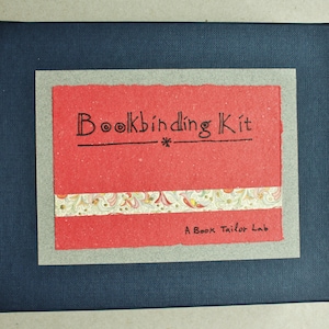 Bookbinding kit in a box, Bookbinding Tool Set, DIY Bookbinding, Basic bookbinding tool, DIY Book kit, Bindinging toolkit, Notebook Kit image 4