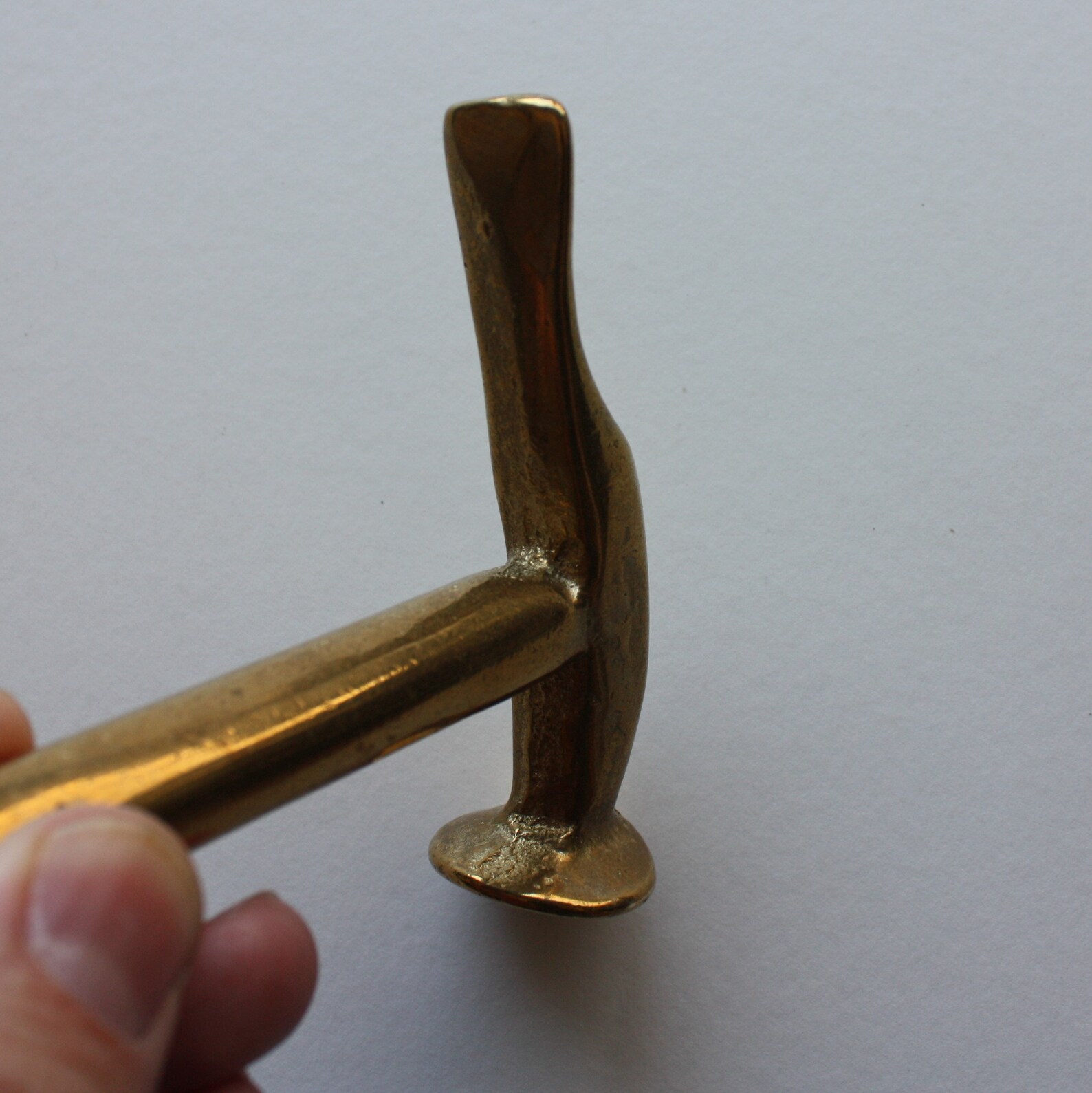 French Bookbinding Hammer From Brass Handmade Hammer Bookbinding Tool