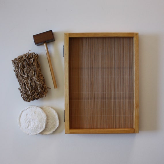Α4 Papermaking Kit, Papermaking Mould for Japanese Paper, DIY