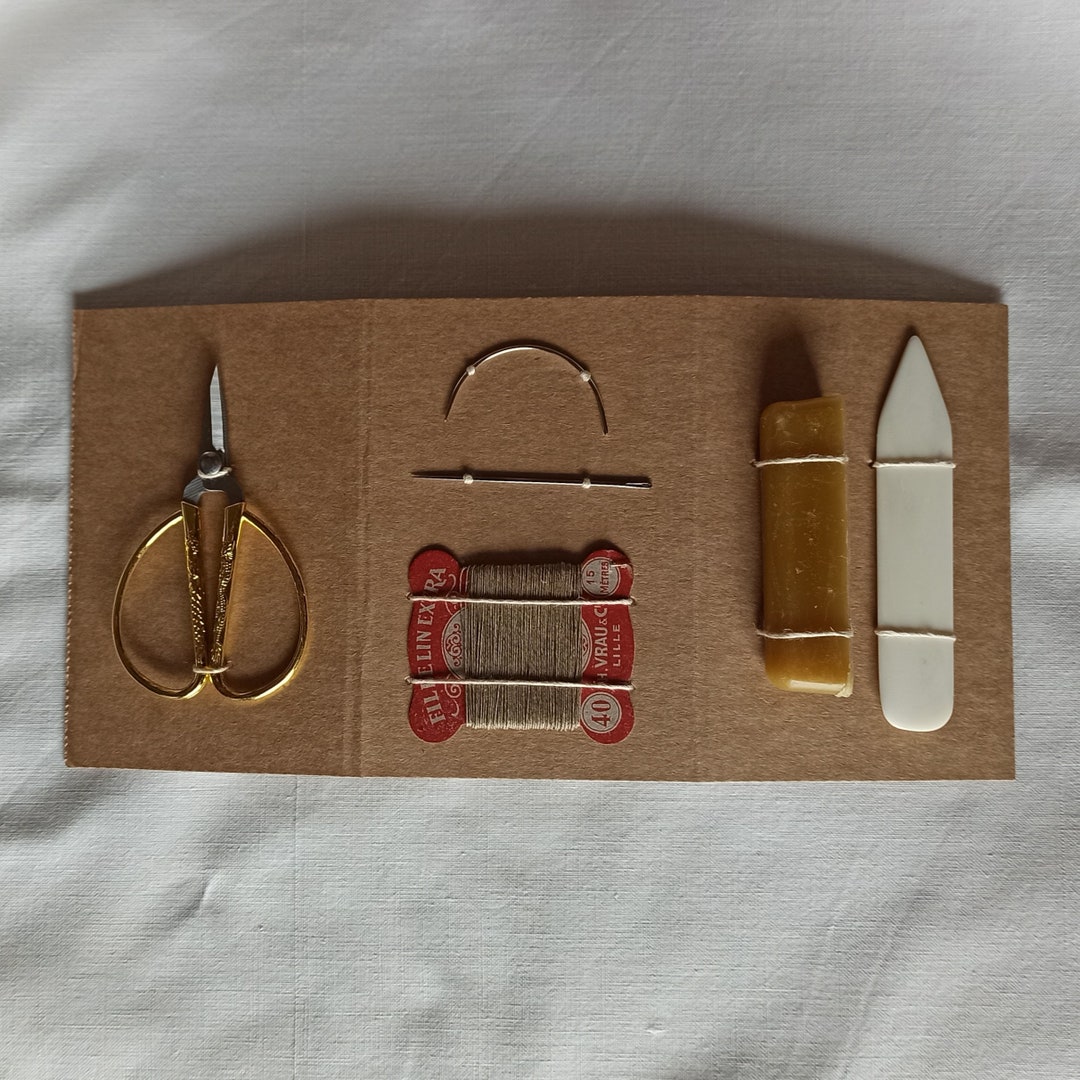 Bookbinding Kit for Miniature Books, Notebook Kit, Basic Bookbinding