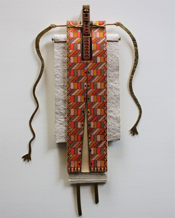 Bookbinding Doll Art Τhe Floating Shepherd Bookbinding Etsy