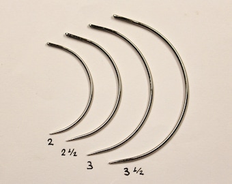 Bookbinding Needle Kit - Curved & Straight, Tapestry Leather Needles