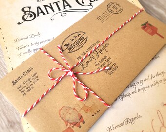 Personalised Letter From Santa With Wax Seal