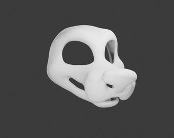 Canine Fursuit 3D Printable Base (nur Datei)