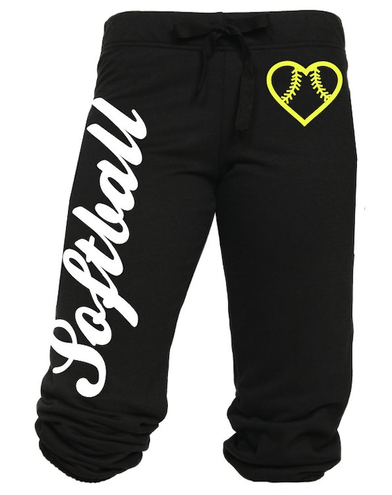 Items similar to Activewear Apparel Softball Juniors Capri Sweat Pants