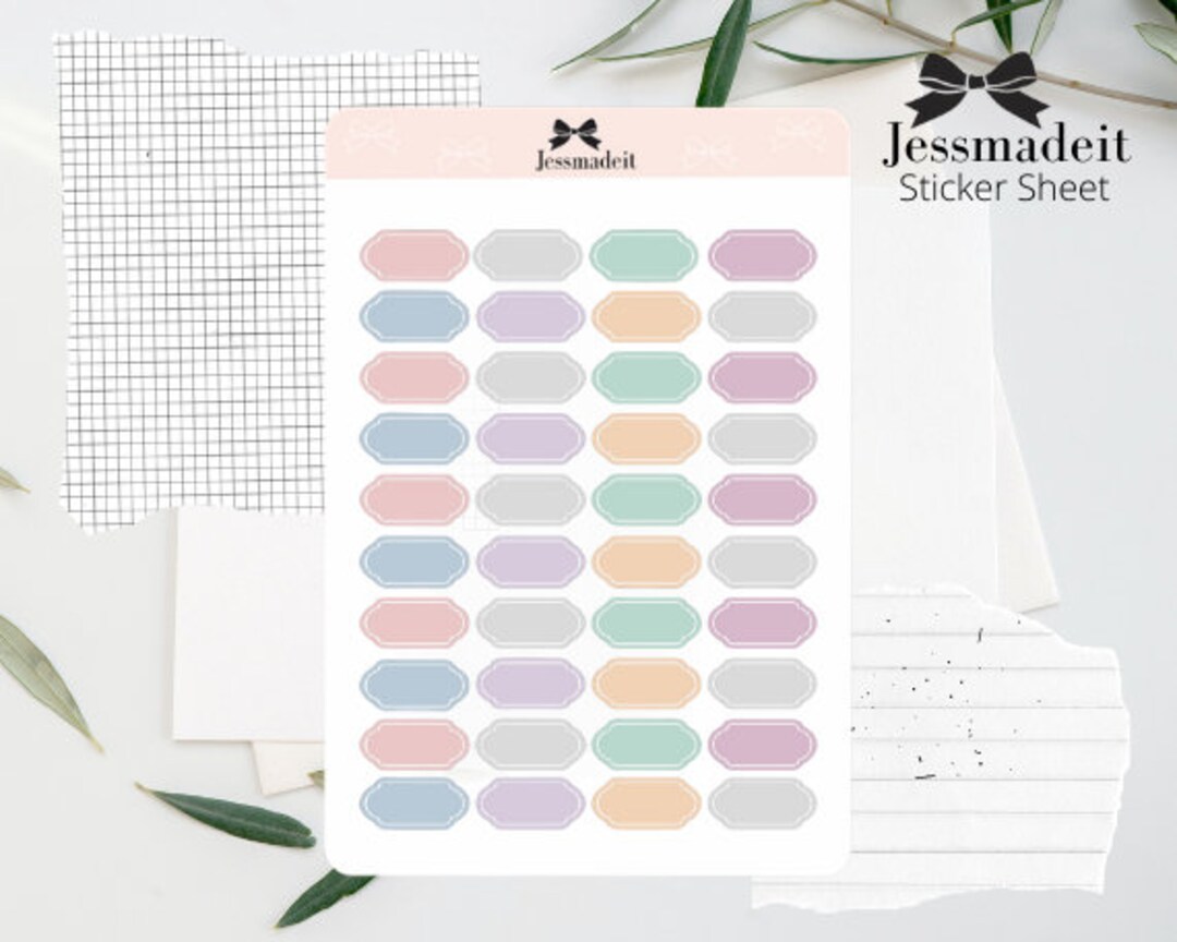 Stickers for Labeling Labeling Stickers for Kids in Canada Etsy