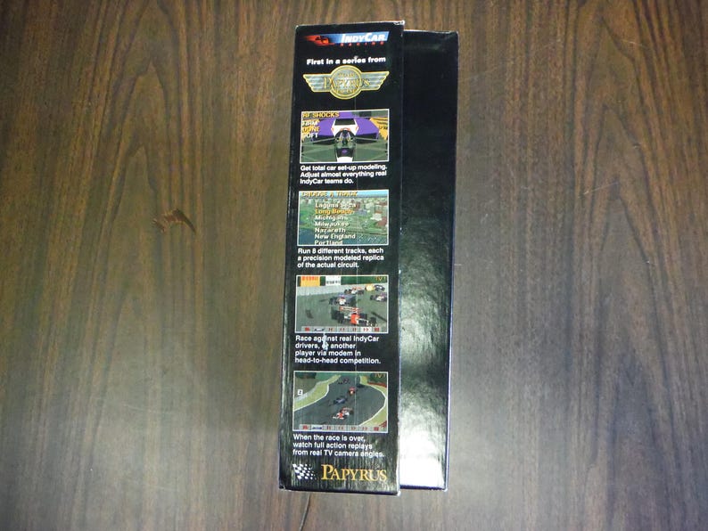 Papyrus PC CD-ROM Indy Car Racing Simulation Game. - Etsy