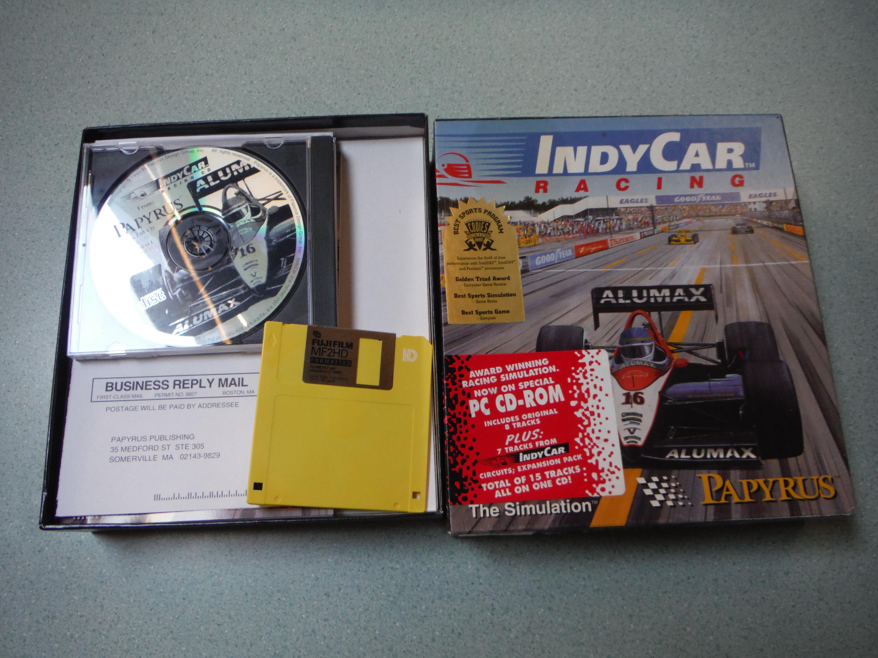 Papyrus PC CD-ROM Indy Car Racing Simulation Game. - Etsy