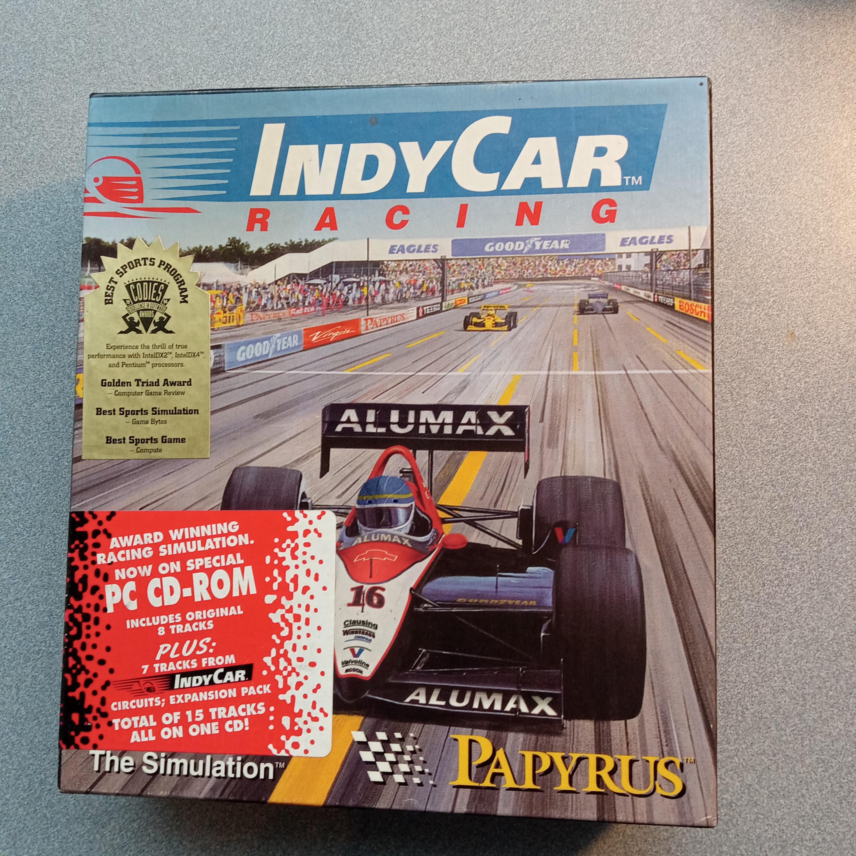 Papyrus PC CD-ROM Indy Car Racing Simulation Game. - Etsy