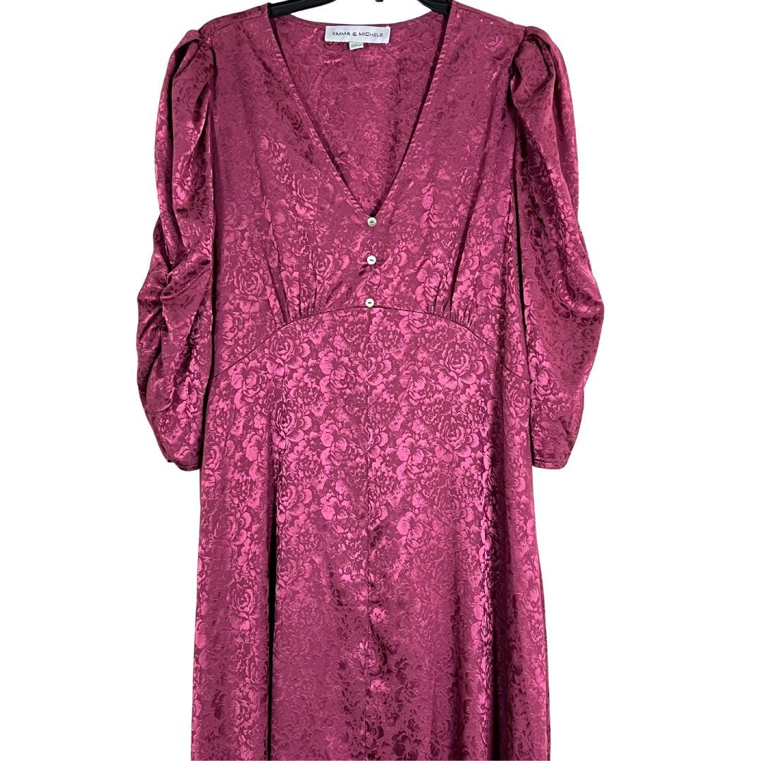 altar'd state burgundy dress New-Burgundy-Jacquard -Floral-Long-Prom-Dresses-with-Pockets-ARD2012-2_1200x.jpg?v=1740840149 main image 1