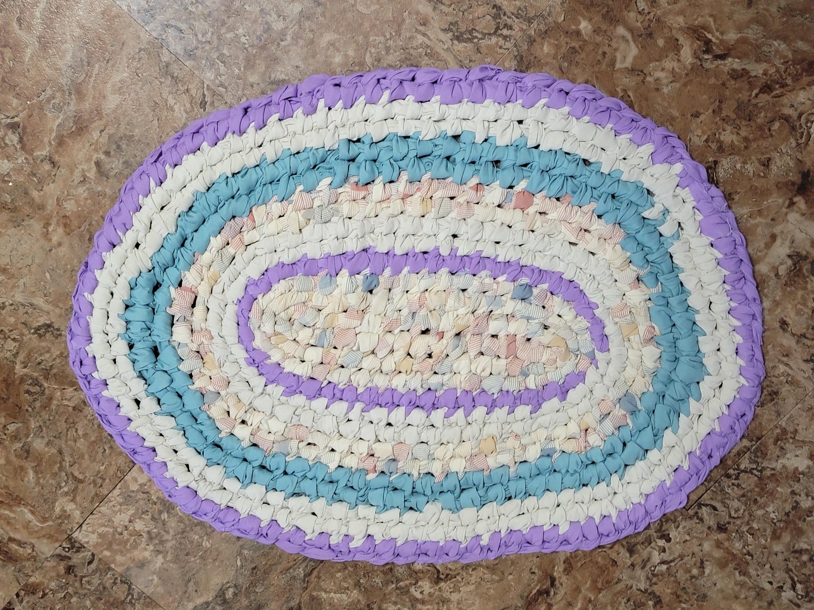 Toothbrush Rag Rug Free Pattern Toothbrush Rag Rug With Amish Knots - Etsy