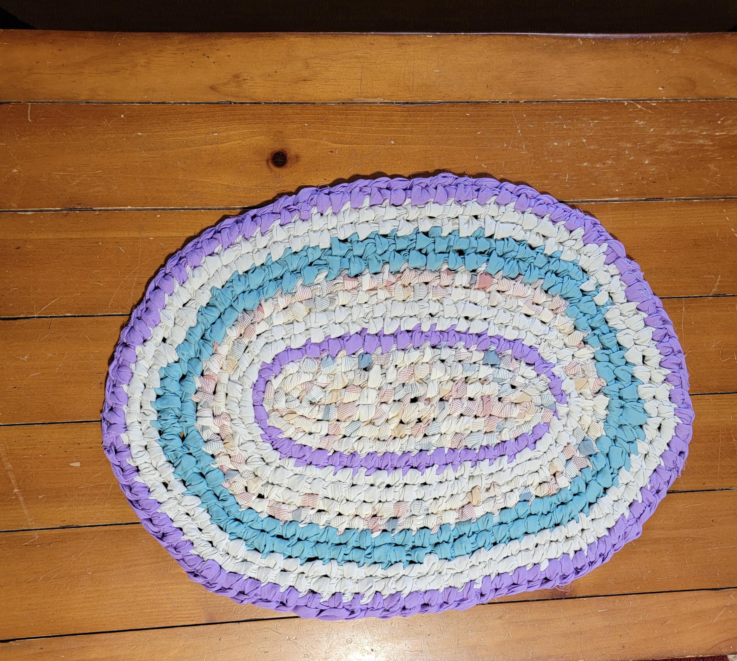 Toothbrush Rag Rug Free Pattern Toothbrush Rag Rug With Amish Knots - Etsy