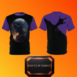 Camiseta unisex con estampado de calavera, estilo gótico y vanguardista para hombre y mujer, ropa informal, disfraz de Halloween, idea de regalo única.
