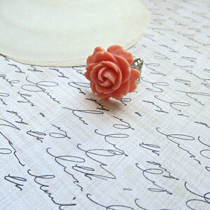 Angelskin Pink Rose Adjustable ring