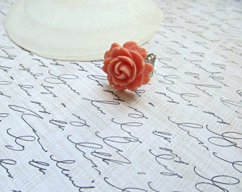 Angelskin Pink Rose Adjustable ring