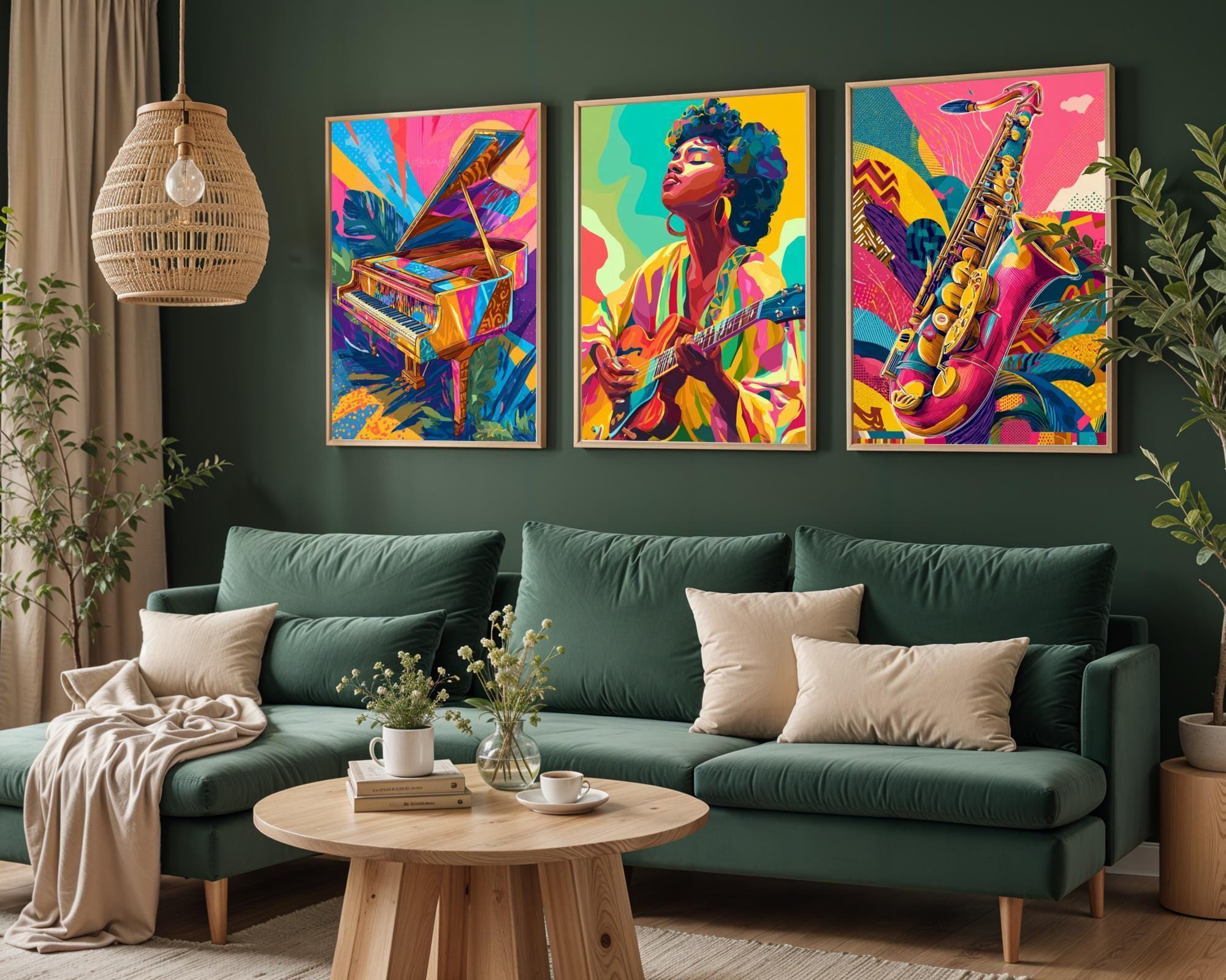 Afrocentric Music Art Print: Jazz & Soul Home Decor - Etsy