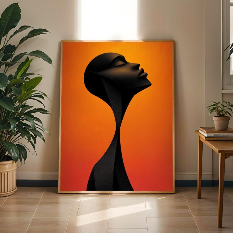 Black Ascension III | Melanin Art Print | Afrocentric Modern Wall Decor