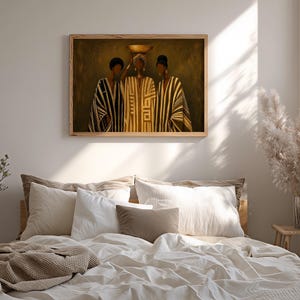 Afrocentric Art - Sisterhood - Black Art - Afro Modern Print image 6