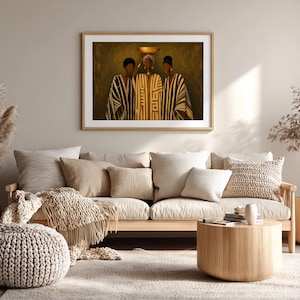 Afrocentric Art - Sisterhood - Black Art - Afro Modern Print image 9