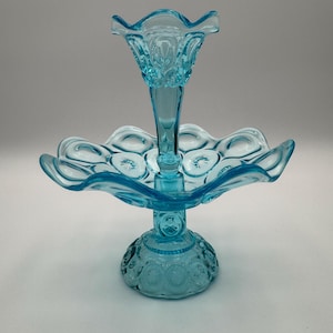 LG Wright Moon & Star Electric / Ice Blue Epergne 44-19