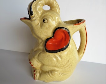 Vintage Ceramic Elephant Pitcher - Creamer - Made in Japan