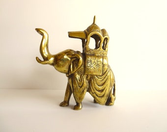 Brass Elephant Statue