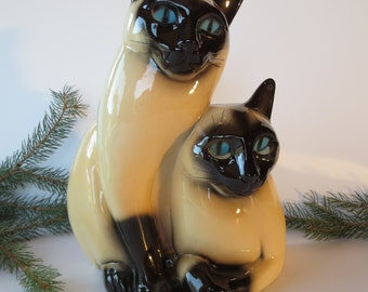 Lamp Claes Siamese Cats - TV Lamp - Pair of Cats - 1954