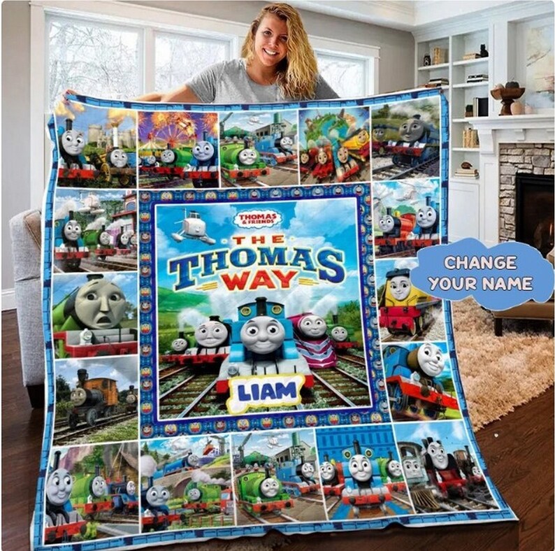 Personalized Thomas and Friends Blanket, Thomas and Friends Blanket