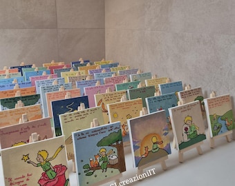 Mini lienzos pintados El Principito