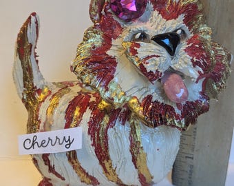 Selection of Amy Lacombe Whimsiclay Cat Figurine Collection Annaco