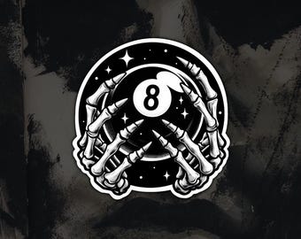 Eight Ball, Kiss-Cut Vinyl Decals