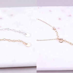 Necklace Extension Chain, Necklace Extender, Chain Extender, Removable Extender, Adjustable Chain for Necklace and Bracelet, Gold Necklace