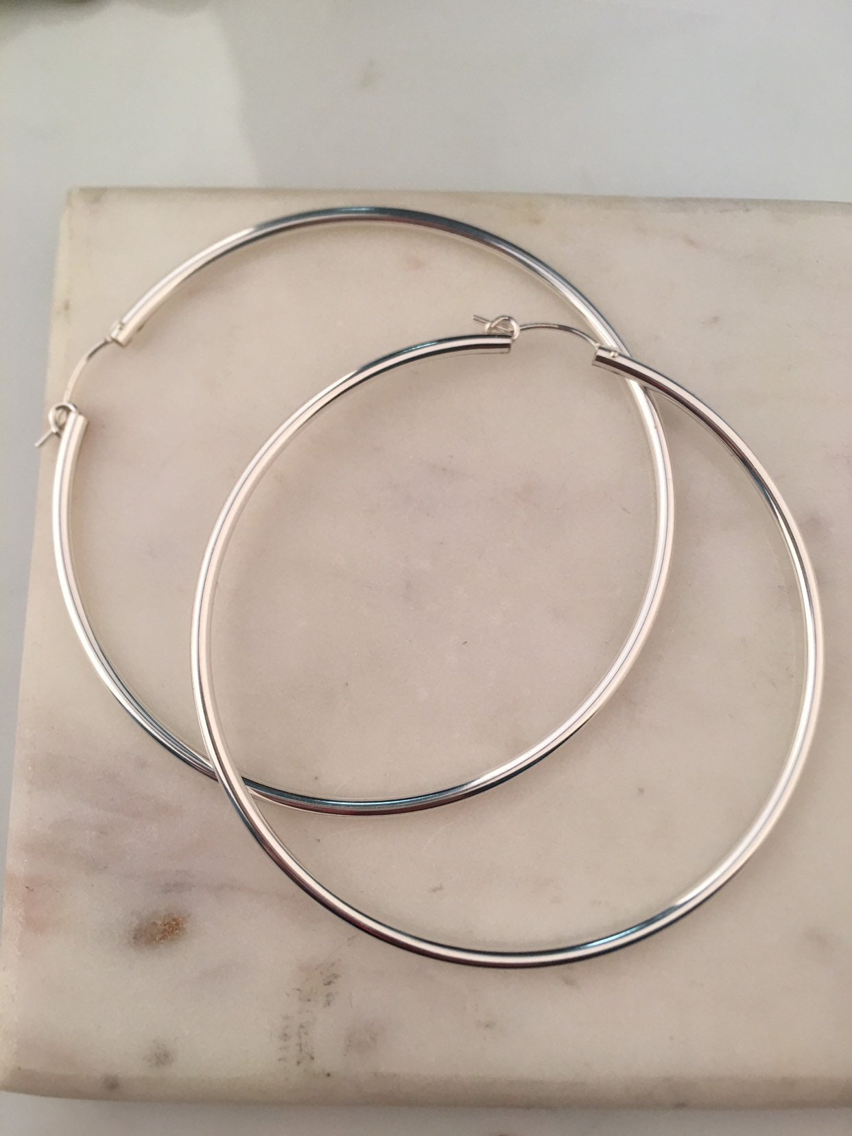 Large Silver Hoop Earrings with Removable Charms | Birks
