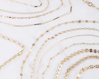 Dainty Choker Chain en 14K Gold Filled or Silver, Dainty Choker Chain, Layering Necklace, Perfect Layering Necklace, Dainty Necklace