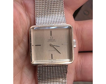 Vintage dames Omega Deville in roestvrij staal 8 inch lang