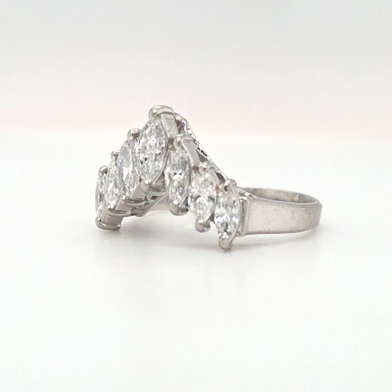 1.02ctw Natural Diamond Vintage Estate Ring In Platinum image 3
