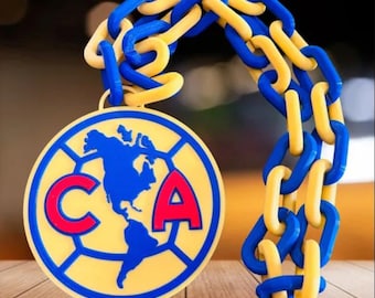 Club America Aguilas Mexico Chain 3D Cadena LIGA MX