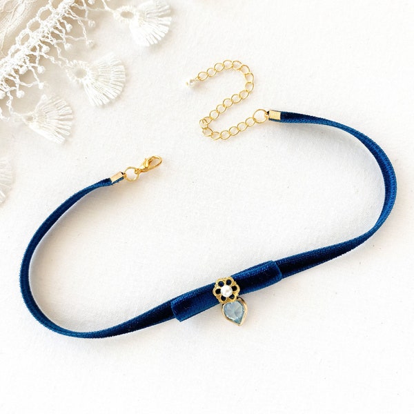 Velvet Choker Etsy