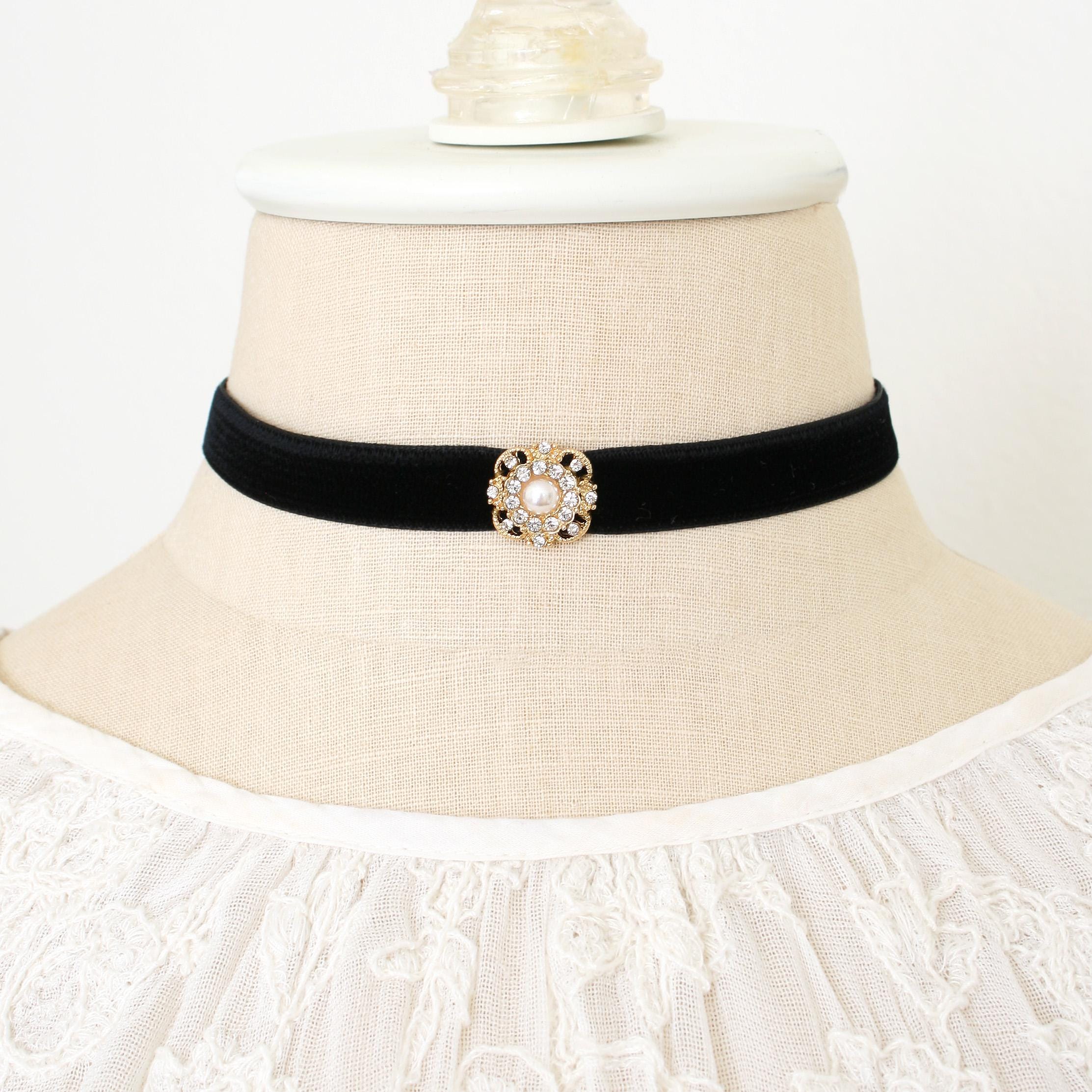 Jeweled Choker - Etsy