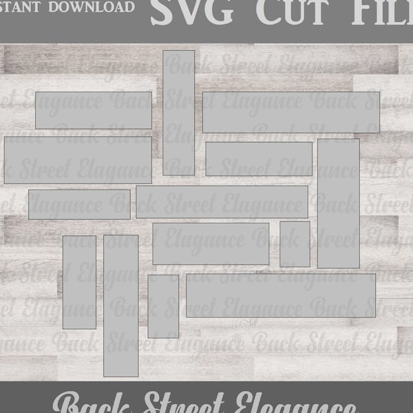 Subway Art Template SVG - Word Cloud Template svg - Cut File - Word Tile Template