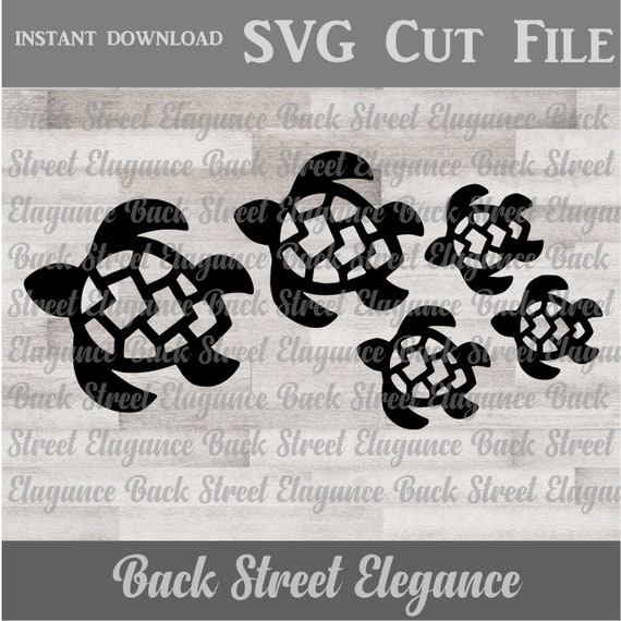 Download Sea Turtle Svg Cut File Car Decal Cut File Vinyl Decal Etsy