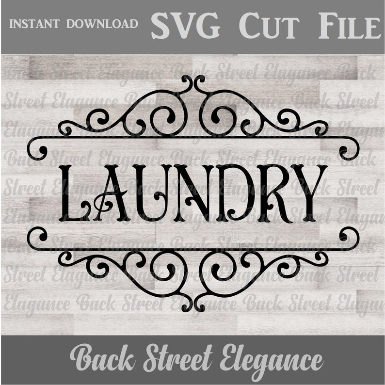 Download Laundry SVG Vintage Style Laundry Cut File Laundry Room | Etsy