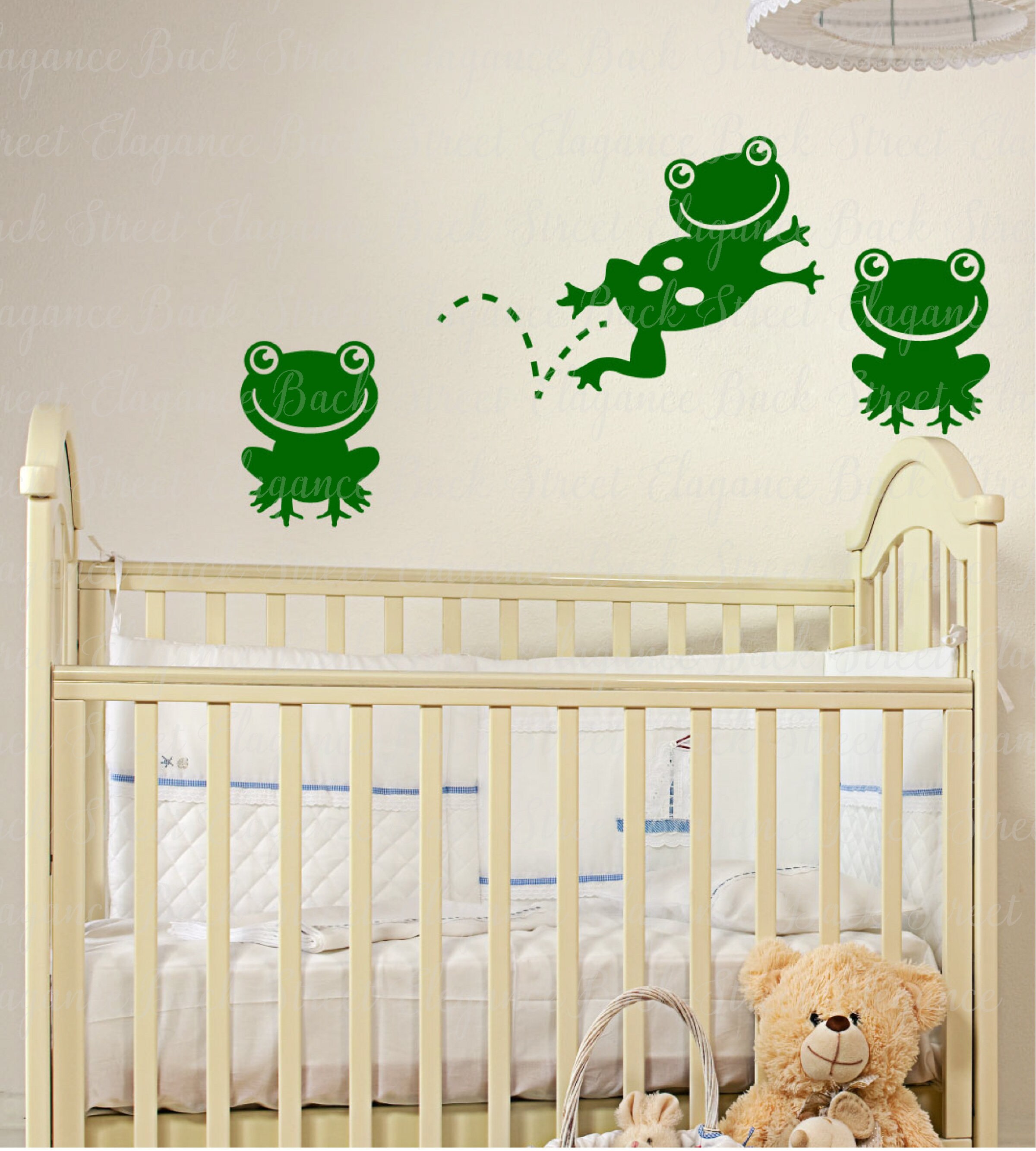 Download Frogs SVG Nursery Wall Decal SVG Cut File Vinyl Decal | Etsy