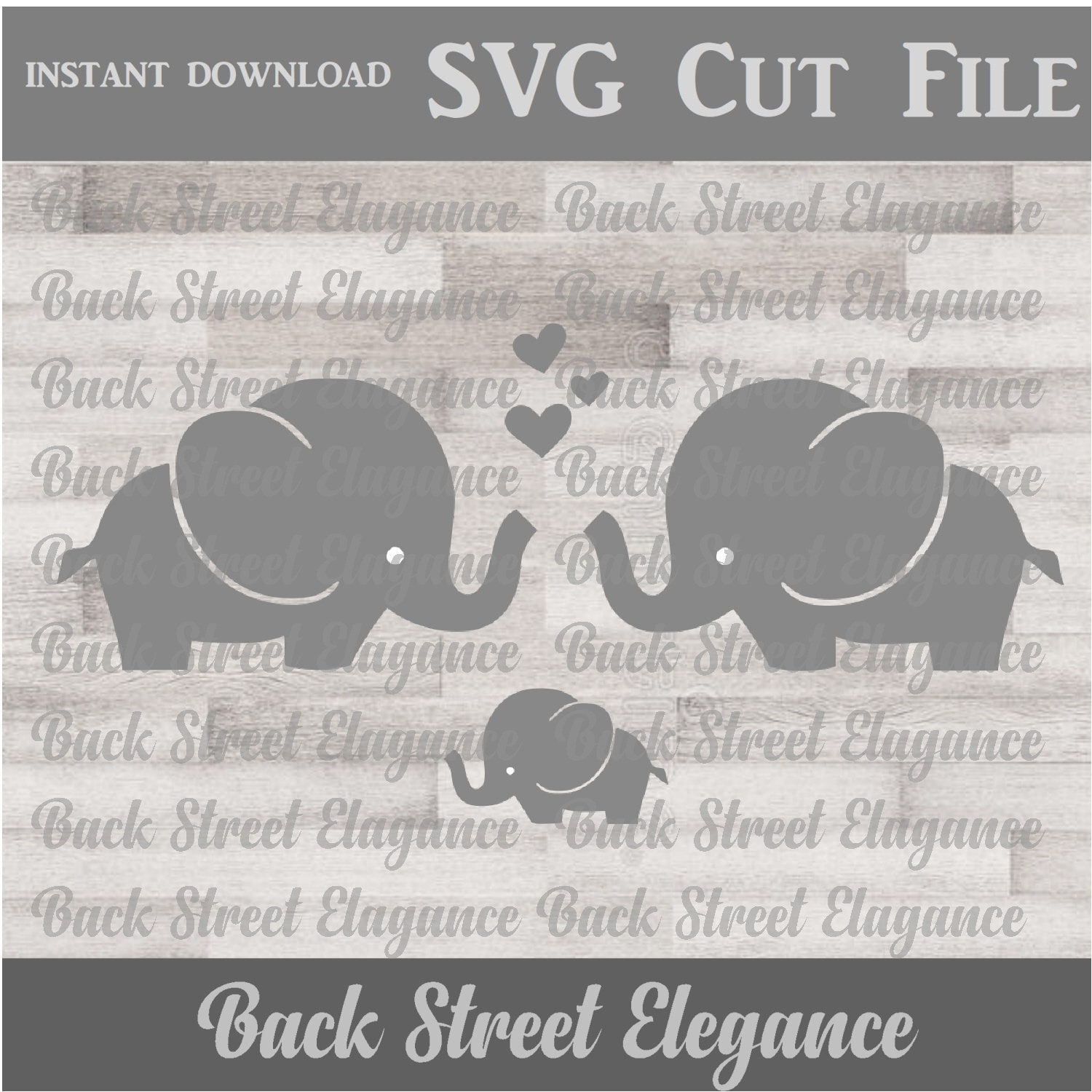 Download Elephants Nursery Svg Nursery Wall Decal Svg Vinyl Decal Etsy