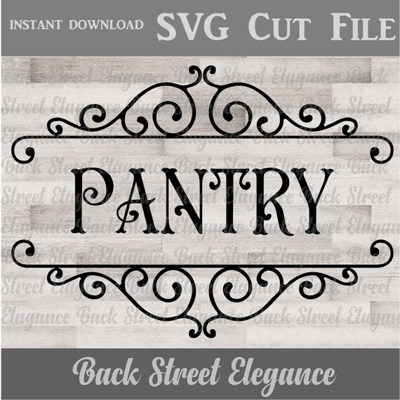 Download Pantry Svg Farmhouse Kitchen Kitchen Svg Cut File Etsy